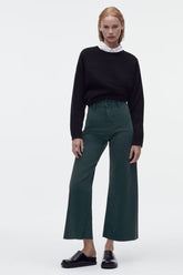 Raw Hem High Waist Straight Jeans